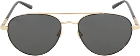 gucci gg0388s|Gucci Grey Pilot Men's Sunglasses GG0388S 006 56.